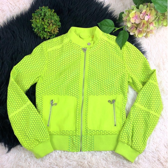 EUC Kenneth Cole NY Moto Neon Jacket - Picture 4 of 10